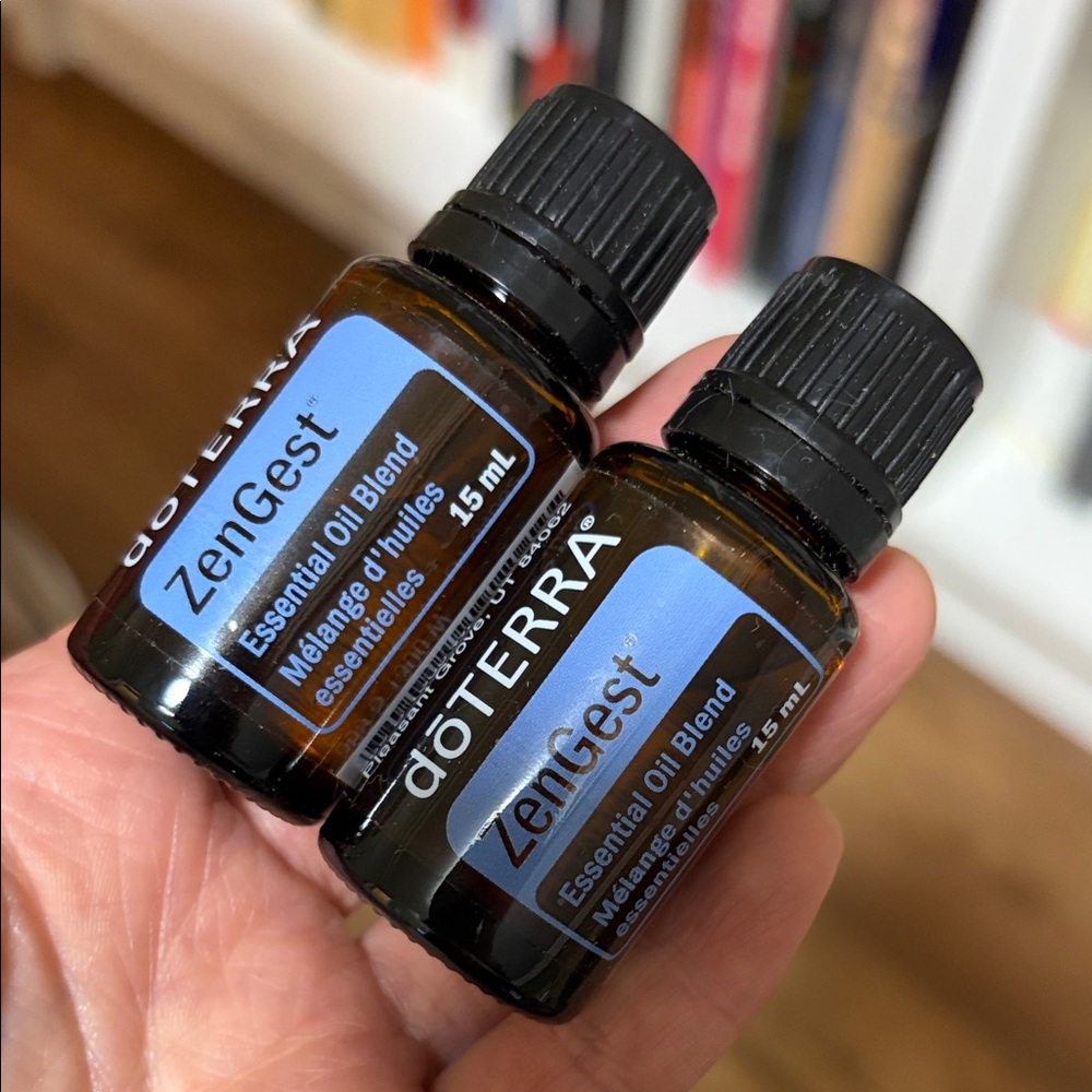 doTERRA ZenGest Essential Oil Blend - Blue and Black Bottles